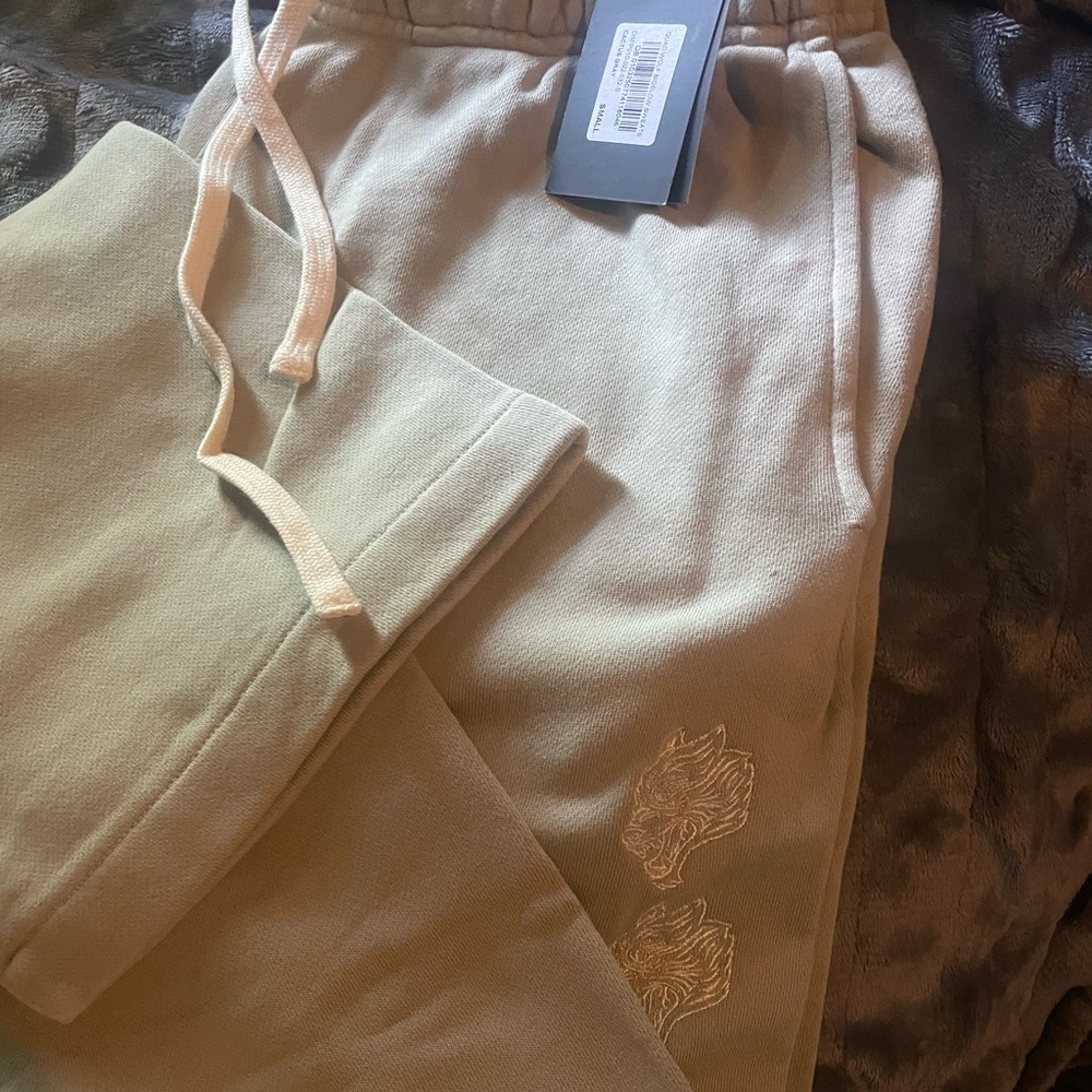Darc Sport Tan Sweatpants with Adjustable Fit